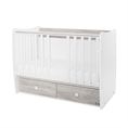 Letto per bambini MATRIX NEW white+artwood /lamelle anteriori rimosse/